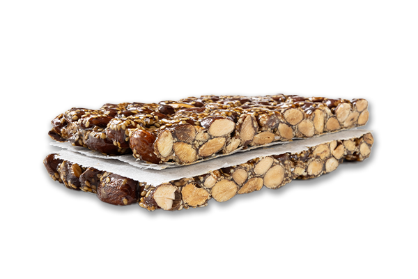 Turrón de guirlache con ajonjolí